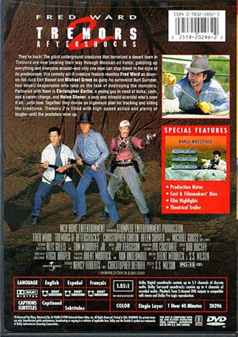 Aftershocks (1996) is the second movie in the tremors film series. Tremors 2: Aftershocks (DVD 1996) | DVD Empire