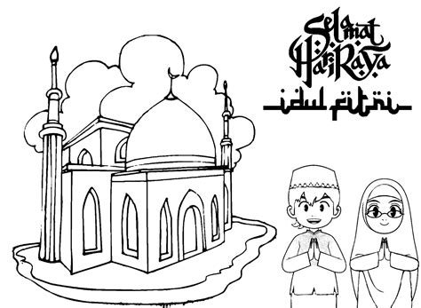 Aneka gambar mewarnai gambar mewarnai kaligrafi untuk anak. Gambar Mewarnai Ramadhan di 2020 | Warna, Buku mewarnai ...