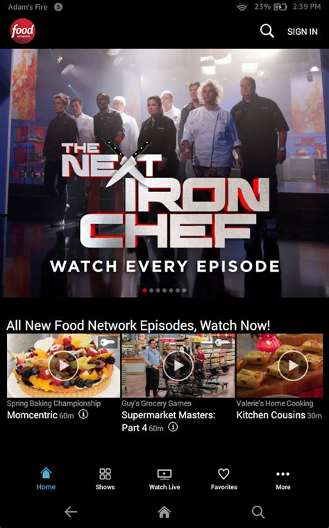 Watch your favorite food network shows anytime, anywhere with the food network go app. Watch Food Network - Android Apps on Google Play