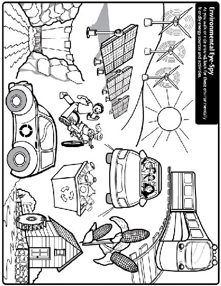 Players figure out the traitor. Environmental Eye-Spy Coloring Page | crayola.com