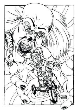 Pennywise coloring page to offer you nice stephen king s it coloring pages to print out and color. Pin on 色色「variøus」