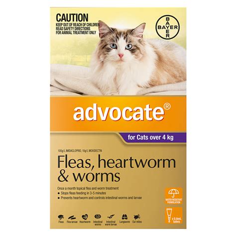 Advocate for Cats - Cheap Advocate for Cats - Buy Advocate Flea and worm Treatment for Cats Online