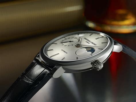 The frederique constant manufacture moonphase launches the fratelllowatches.com shop. Frederique Constant | Slimline | Moonphase | Manufacture