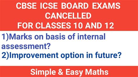 When there were only a few cases in the country they cancelled the remaining board exams and now when the cases are at a peak they're planning to open some great planning our government is doing for the future of the country. CBSE & ICSE 2020 Class 10 And Class 12 Board Exams ...