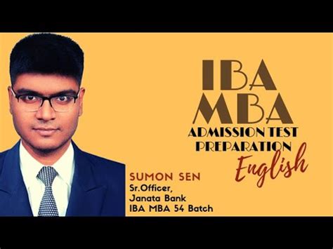 However, here's what i've found through other articles: IBA MBA | Admission Preparation | English Part | Book List ...