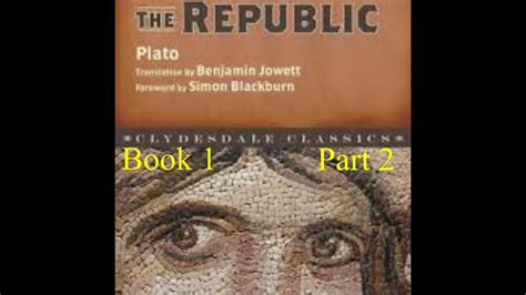 Concept map of plato's republic book ii presented by andrée noye #321616 to robert aucoin just 303, rru 20 october 2017 socrates socrates socrates argues that he alone cannot provide a definition of justice, hence pursues a conversation with glaucon and adeimantus as a surrogate a. Plato-Republic Book 1 Part 2 - YouTube