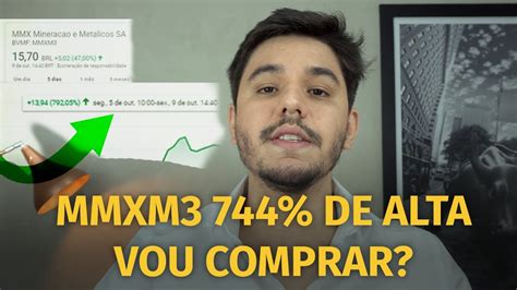 Tudo que o investidor precisa para tomar a melhor decisão. MMX (MMXM3) salta 744,89% em uma semana, vale a pena ...