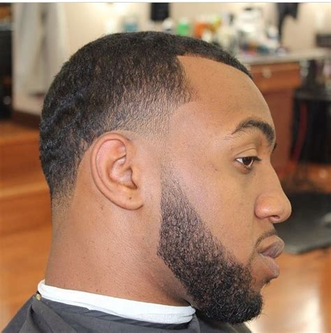 Haircut with beard black man. Tapered cute. Nice beard work! | Black Men Haircuts ...