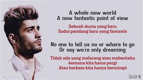 Maybe you would like to learn more about one of these? A Whole New World - Zayn Malik & Zhavia Ward | OST Aladdin (Lirik video dan terjemahan) - YouTube