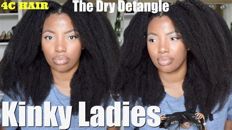 Different kind of weaves requires different levels of maintenance. The Dry Detangle 4C Natural Hair | Kinky Hair | Hair ...