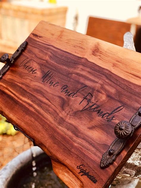 Best wooden board for charcuterie. Not machine made! Absolutely stunning boards! Made ...