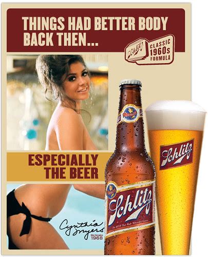 Visit our two locations 702 water street ()port townsend, wa 98368 360.385.0328. Cynthia Myers for Schlitz Beer - Miss December 1968 ...