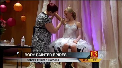 Every inch of her designs emulates creativity that managed to break the mold in the fashion world. Body Paint Wedding Dresses - July 2011 - YouTube