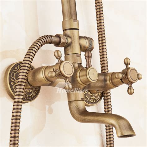 Hiring a plumber can be a costly and. Shower Faucet Types Brushed Gold Carved Single Handle Bathroom