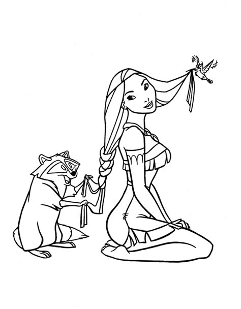 Pocahontas is a beautiful young woman with a noble and indomitable spirit, born into a very sophisticated amerindian culture. Disney Pocahontas Coloring Pages - Coloring Home