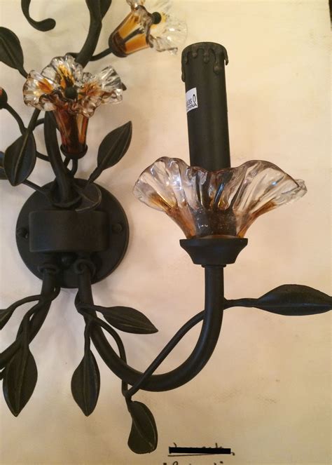 Full assortment of exclusive products found only at our official site. Orange Glass Flower Wall Mount Sconces | Modernism