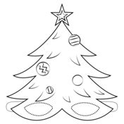 Christmas Tree Zentangle coloring page | Free Printable Coloring Pages