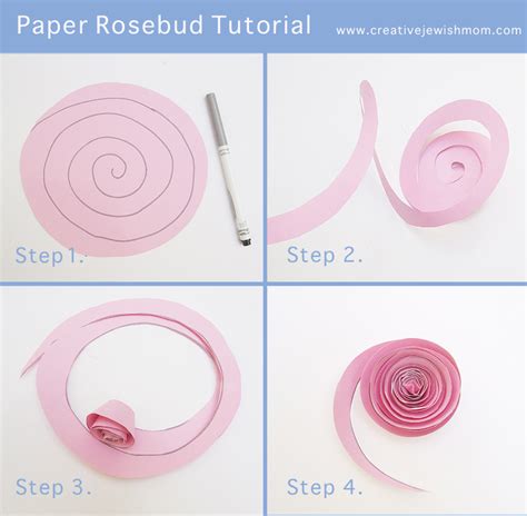 In this diy video, i have shown how to make roses flowers out of paper step by step. Simple Paper Rosebud Tutorial For All Ages! - creative ...