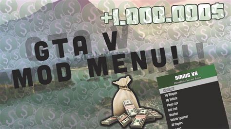 No requests for money, this is a modding sub not a gta online money giveaway sub. GTA 5 PC Online 1.37 Sirius Mod Menu - FREE DOWNLOAD - YouTube