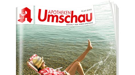 In der ausgabe der apotheken umschau vom 01. AWA 2019: Apotheken Umschau ist seit 20 Jahren in Folge ...