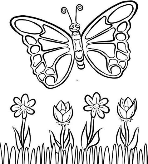 Gratis printbare kleurplaten met grote variëteit in thema's om uit te printen en in te kleuren. Butterfly Coloring Page | Butterfly coloring page, Free ...
