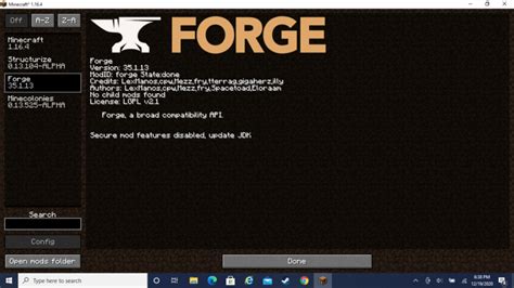 Hey, so the problem i have is, ive found the mods i wanted for 1.14.2 and put them into the mods folder in.minecraft. Forge crashes on loading screen of Minecraft launcher ...