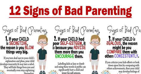 12 Signs of Bad Parenting (Beware Parents) - DepedClick