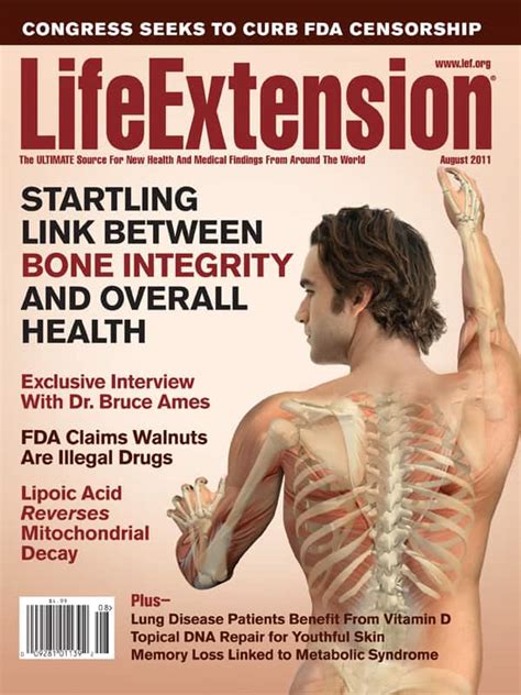 You'll see three types of results: Life Extension Magazine 2011 - Life Extension