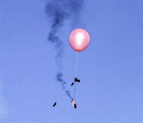 Incendiary balloons are launched from gaza into israel in response to a march by jewish ultranationalists through east jerusalem. IDF strikes terror cell launching incendiary balloons