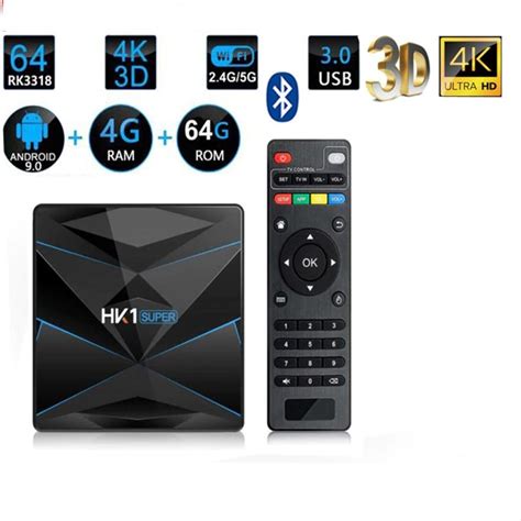 Most powerful tv box around! HK1 Super TV Box Android 9.0 - 4GB RAM+64GB ROM ...