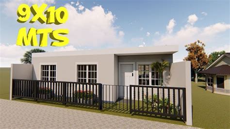 Cada vez más hombres colaboran en las tareas domésticas. Casa para terreno de 9x10 metros / 9 x 10 House Plans ...
