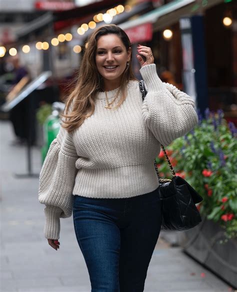 Kelly brook really struggles with her boobs! KELLY BROOK Arrives at Global Studios in London 09/23/2020 ...