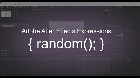 After effects expressions for beginners introduction: After Effects Expressions (Random Expression); - YouTube