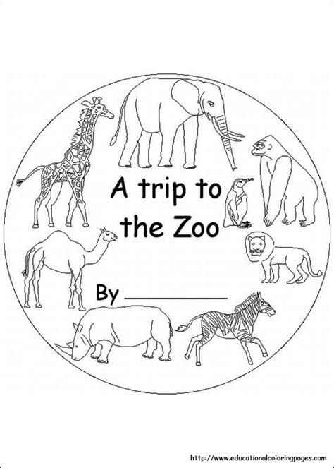 These are ideal for children who are not a lot more mature than 12 years olds. Zoo Coloring Pages - GetColoringPages.com