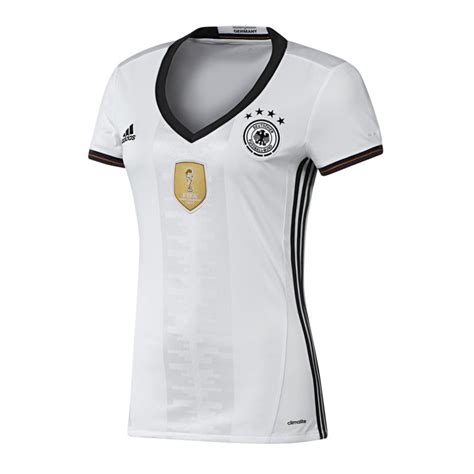 Deutschland wird am 13.juli 2014 zum 4.mal fußball weltmeister und verdient sich den 4.stern auf dem dfb trikot. adidas DFB Deutschland Trikot Home Damen EM 2016 weiss