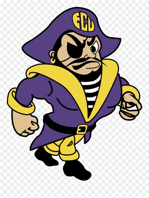 This clipart image is transparent backgroud and png format. Ecu Pirates Logo Png Transparent Clipart (#2853670 ...