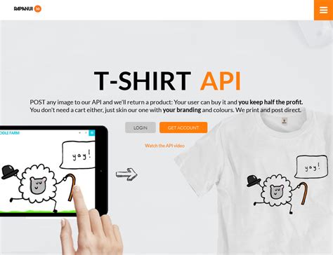 Cotton can shrink up to 15% depending on how. Rapanui T-shirt Printing API (Overview, SDK Documentation ...