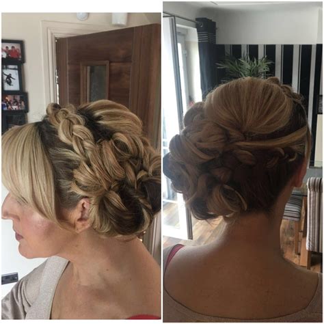 You can pair this messy updo for long hair with casual or formal attire, and if you have thinner, straighter hair, it will look even better. Side messy bun | Wedding hairstyles, Backless dress, Hair ...