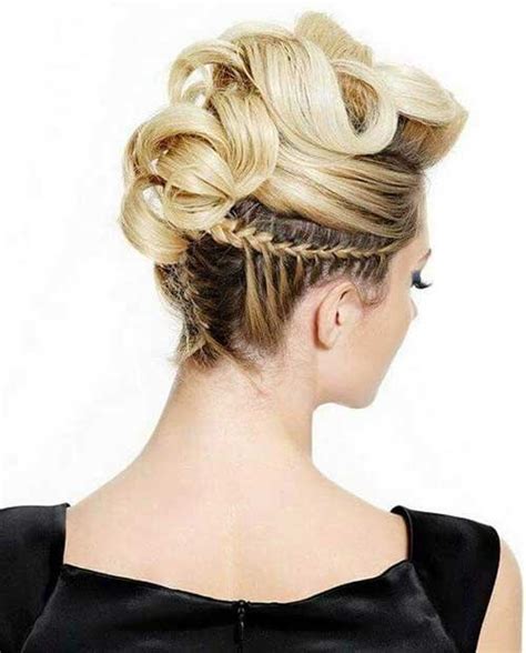 Temple faded sides create a sleek silhouette. Stylish Hair Style for Party Long Hair - Fashion 2D