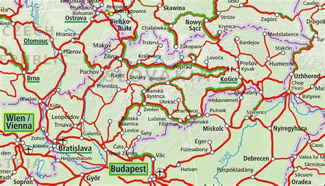 Slovakien karta europa / karta över litauen: Interrail Slovakien Pass - ACP Rail