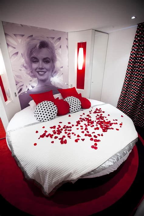 Beautiful marilyn monroe bedroom myposterama www … from i.pinimg.com photos taken of the bedroom through the window show the corner and side of this furniture. The Platine Hotel -A Chic Boutique Hotel Dedicated to ...