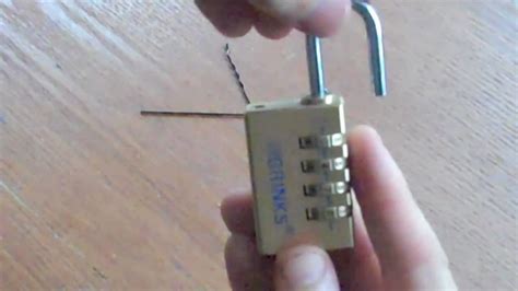 I will show you how to open a combination. How to Pick a Lock With Paper Clips, how to pick a lock with a paperclip video