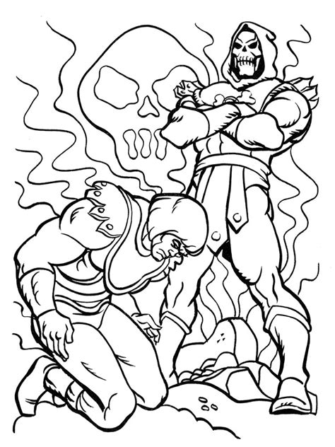Let your imagination soar and color this fight action coloring page with the colors of your choice. He-Man Coloring Pages - Best Coloring Pages For Kids