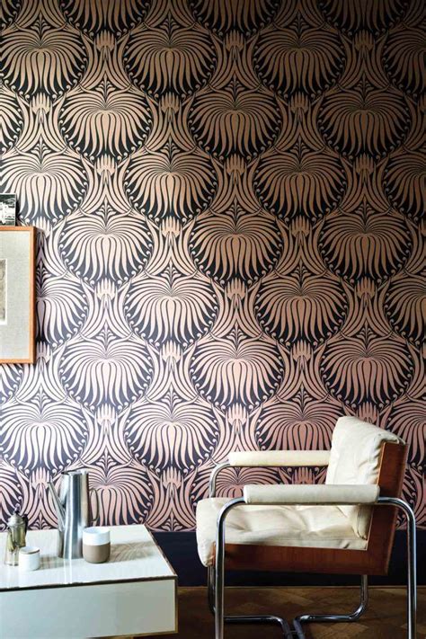 For starters, they coat their wallpaper with their paint, instead of ink like also, once the paper becomes wet with the company's cellulose paste, it becomes quite flexible and delicate. Beautiful New Metallic Wallpapers from Farrow & Ball ...