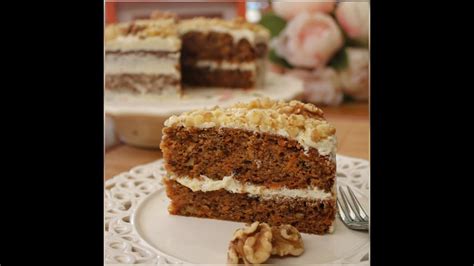 The best sticky date pudding! Moist Carrot and walnut cake - YouTube