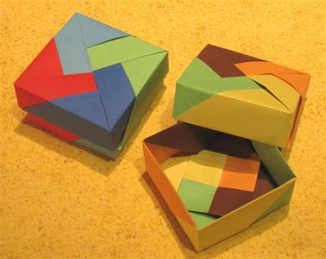 Origami schachtel mit deckel falten. Origami Anleitung Schachtel Pdf - Origami Box Stern Mit ...