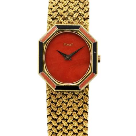 16 апр 2015, 35 лет, хайфа, израиль. Piaget lady's Yellow Gold Coral Onyx Wristwatch For Sale ...