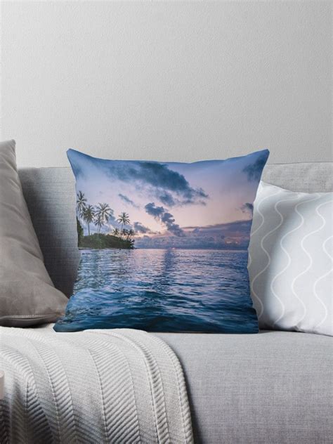 Protect your duvet whilst adding style with an affordable throw. Tropical Turquoise Sunset | Throw Pillow | Designer throw ...