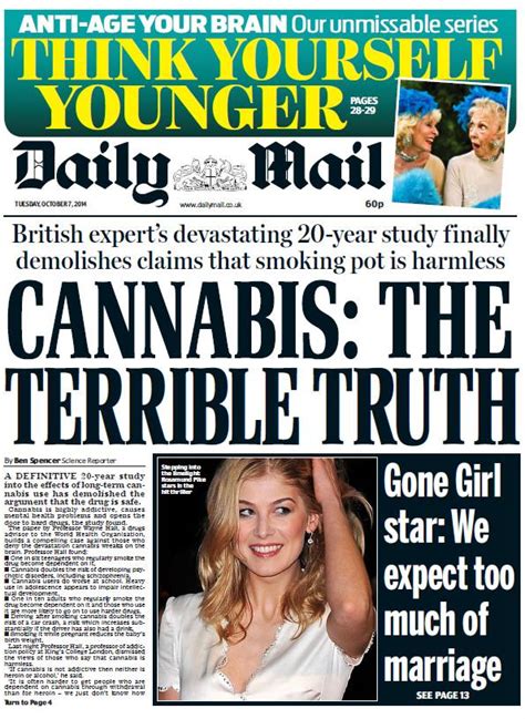 Markle had sued associated newspapers, publis… Daily mail front page: cannabis: the terrible truth. # ...