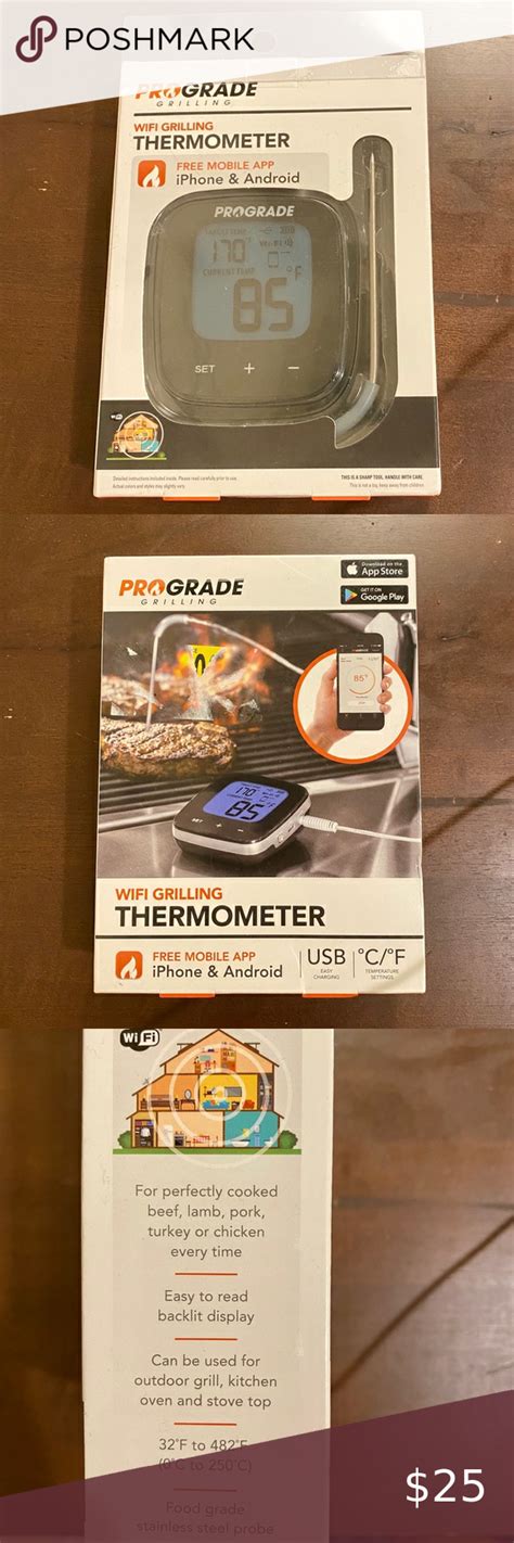 Mist of smart ios thermometer apps flo : Prograde Grilling WiFi Thermometer in 2020 | Wifi ...